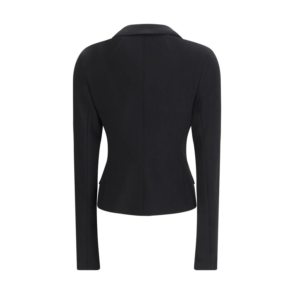 Black Fleece Wool Jackets And Coat - ventzia