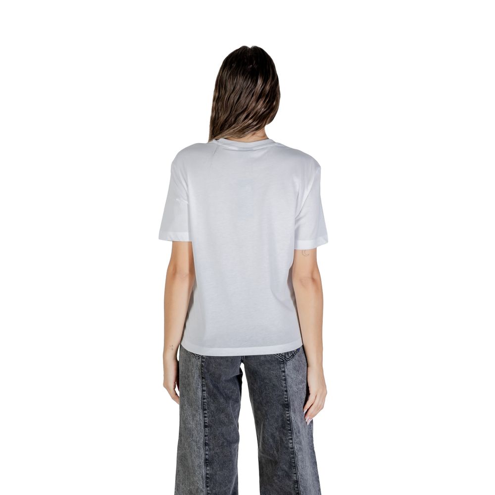 White Cotton T-Shirt - ventzia