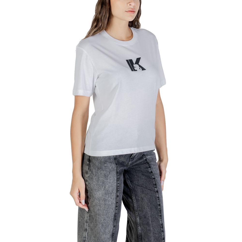 White Cotton T-Shirt - ventzia