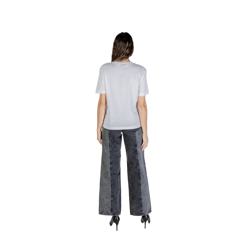 White Cotton T-Shirt - ventzia