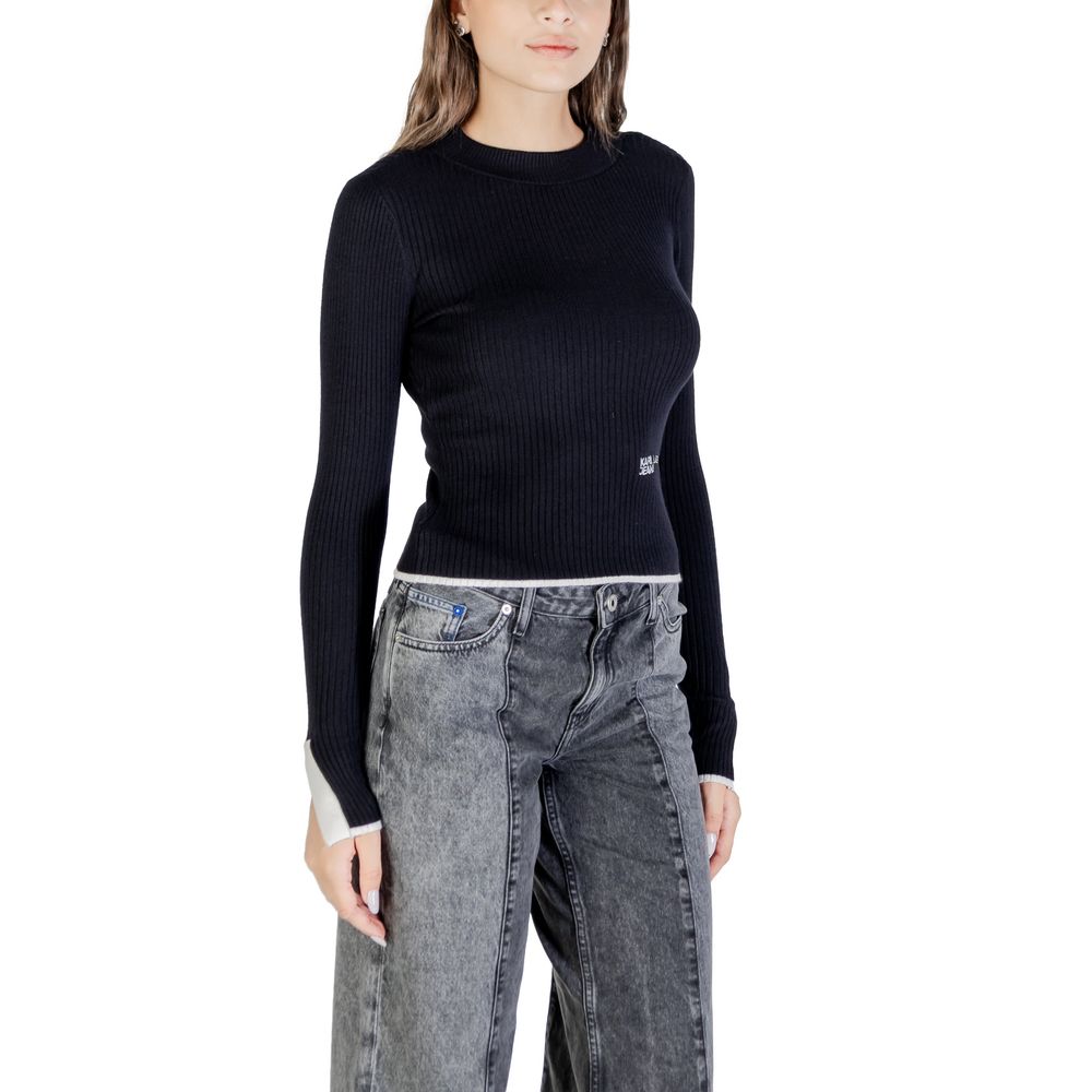 Black Viscose Sweatshirt - ventzia