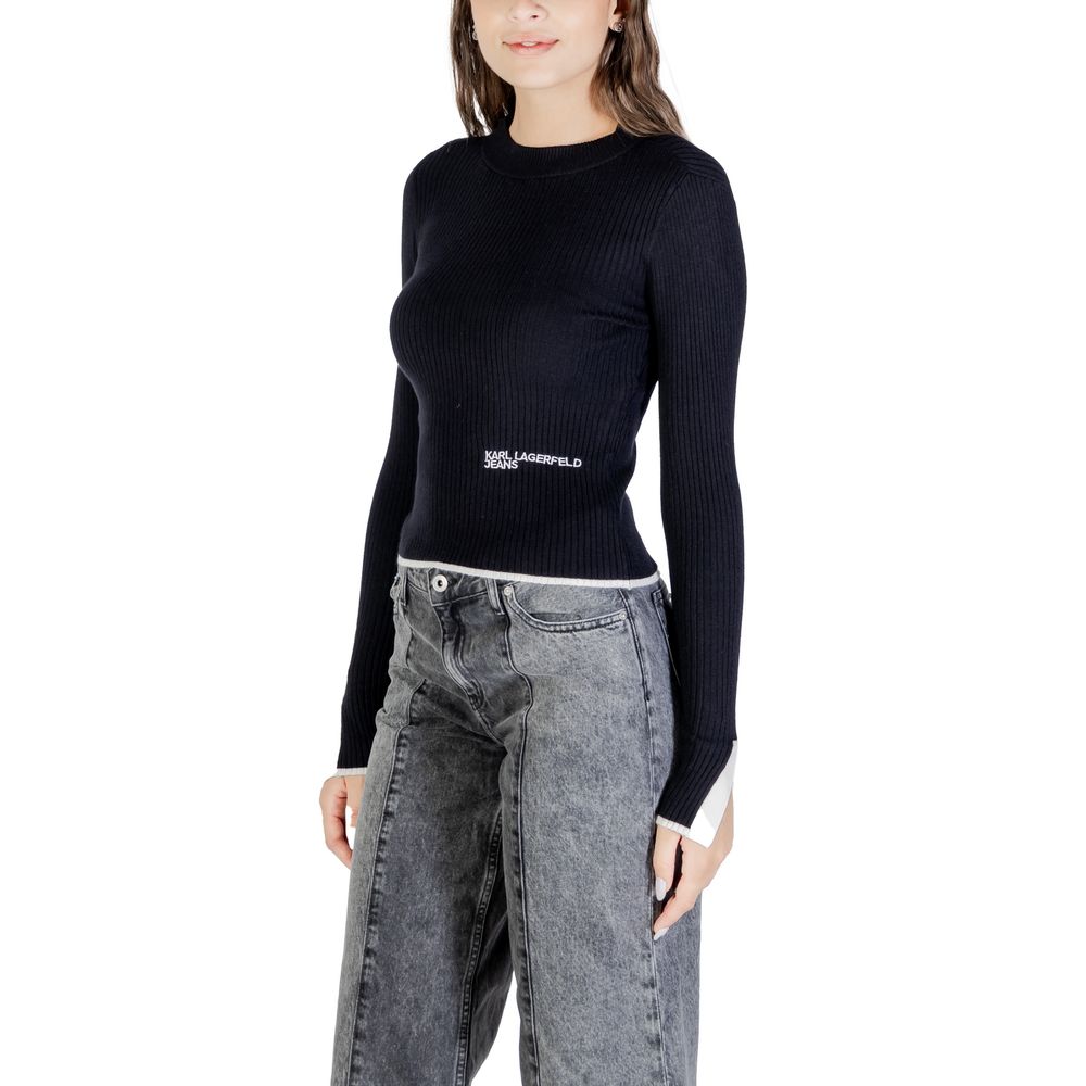 Black Viscose Sweatshirt - ventzia