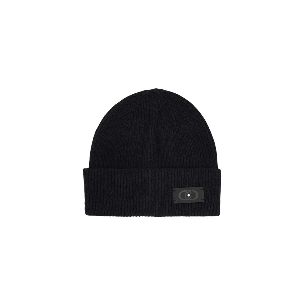 Black Polyester Beanie - ventzia