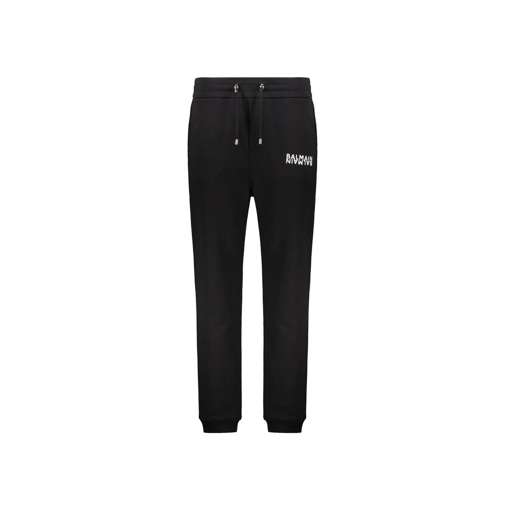 Black Cotton Joggers (Workout Pants) - ventzia