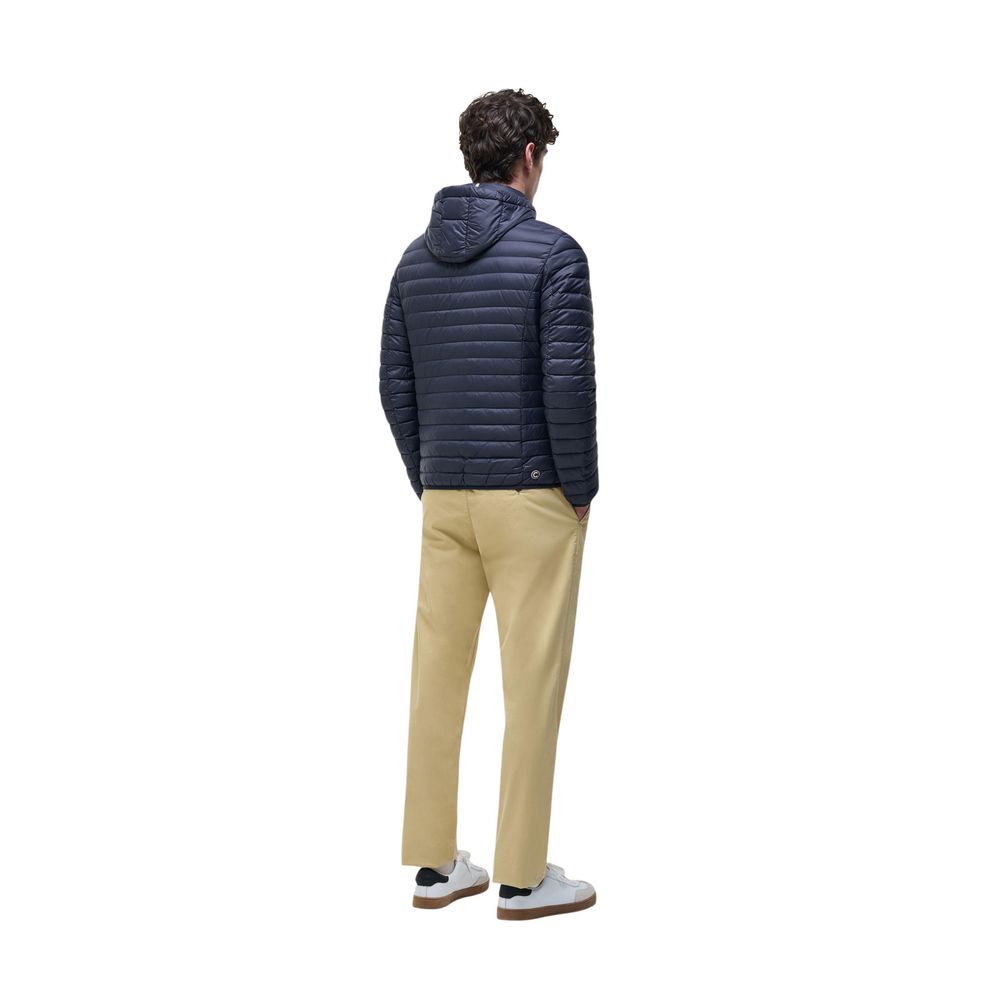 Blue Polyamide Shell Jacket - ventzia