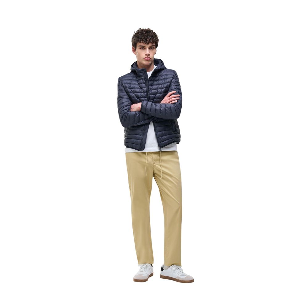 Blue Polyamide Shell Jacket - ventzia