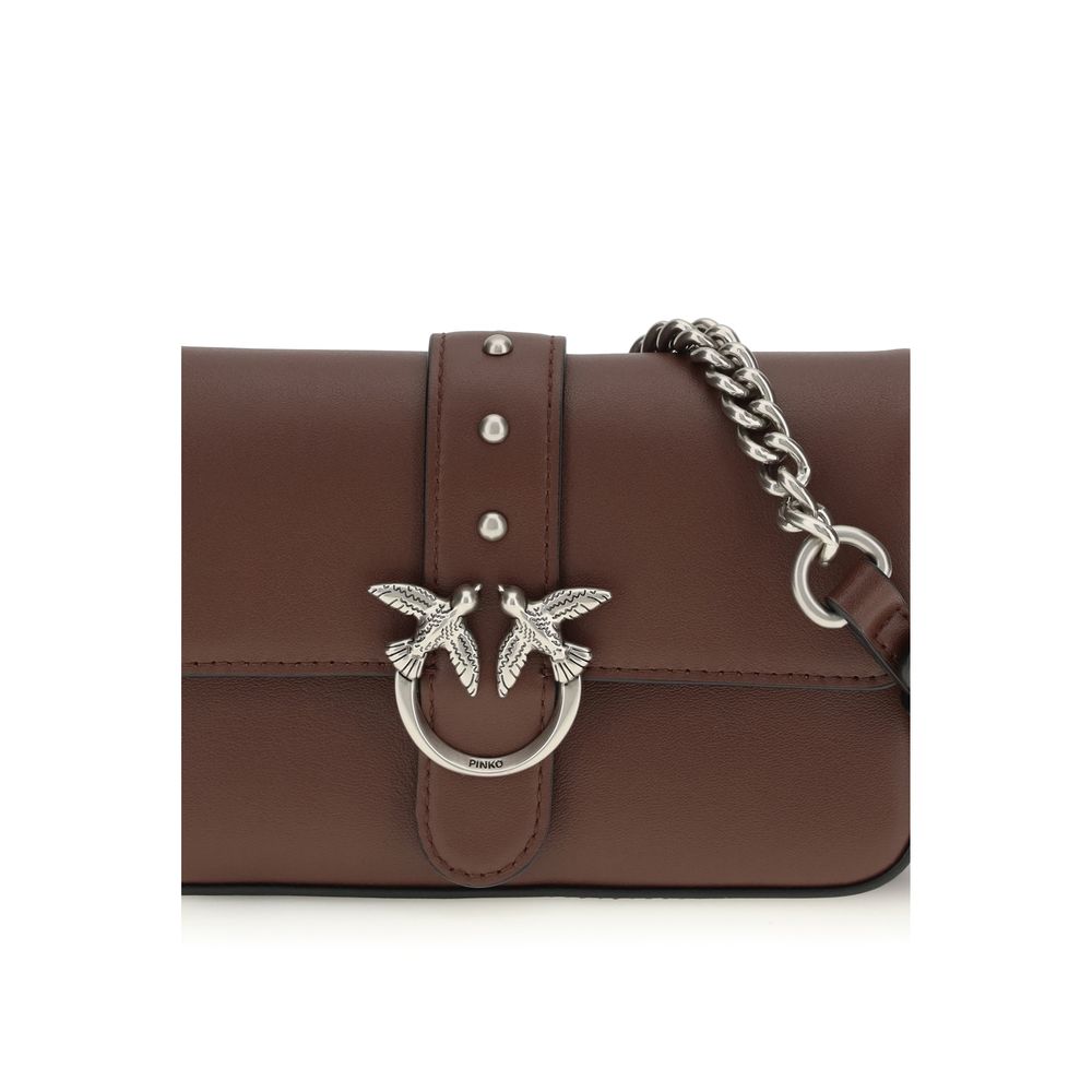 Brown Calf Leather Bos Taurus Shoulder Bag - ventzia
