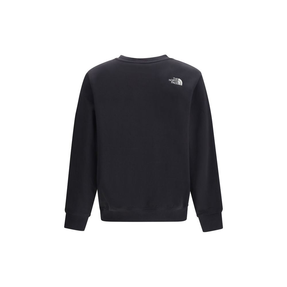 Black Cotton Sweatshirt - ventzia