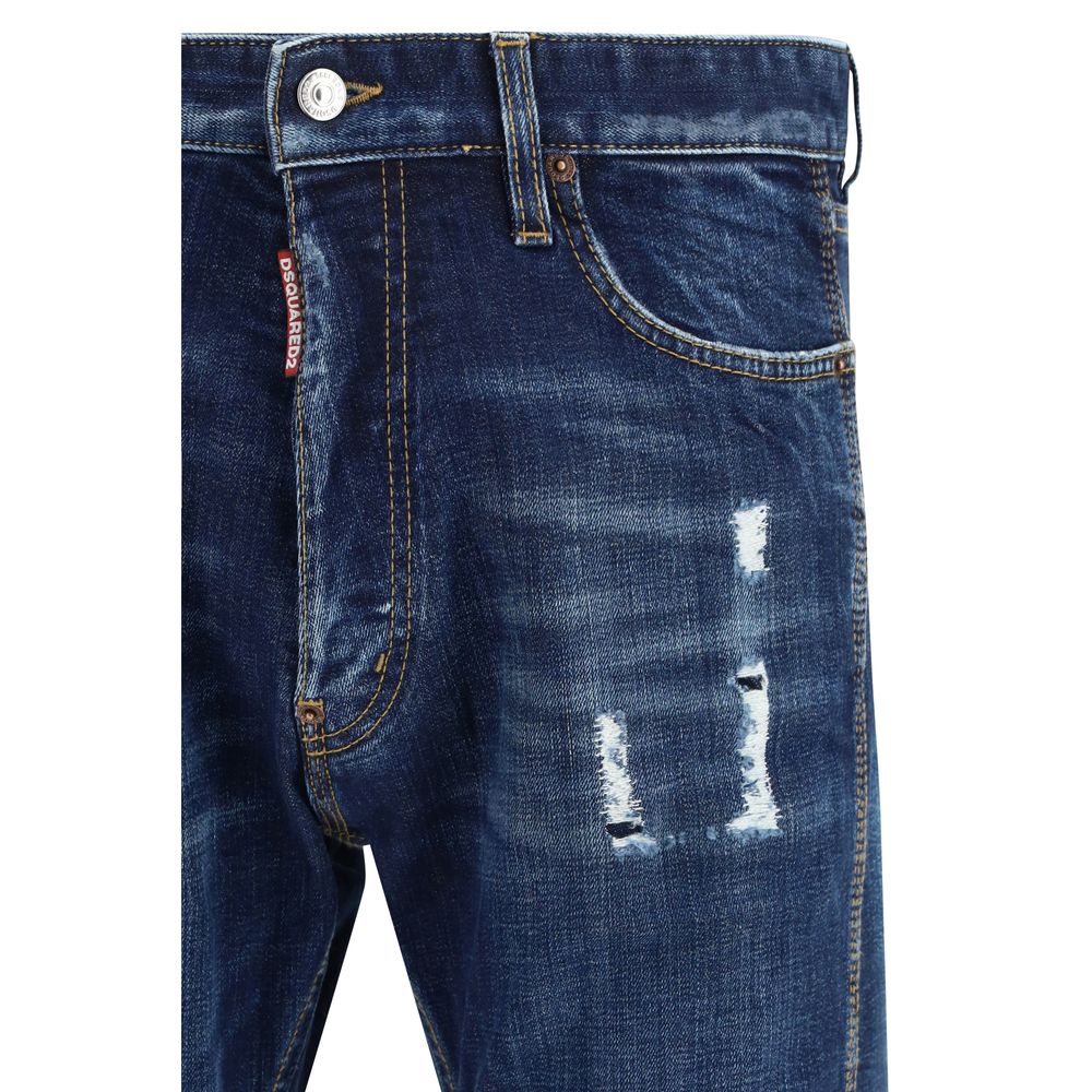 Blue Cotton Jeans Denim - ventzia