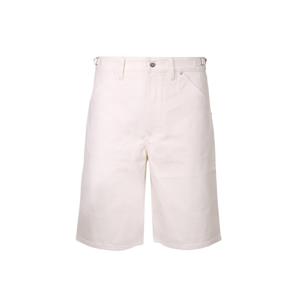 White Cotton Knee Length - ventzia