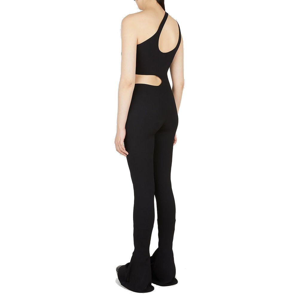 Black Viscose Jumpsuit - ventzia