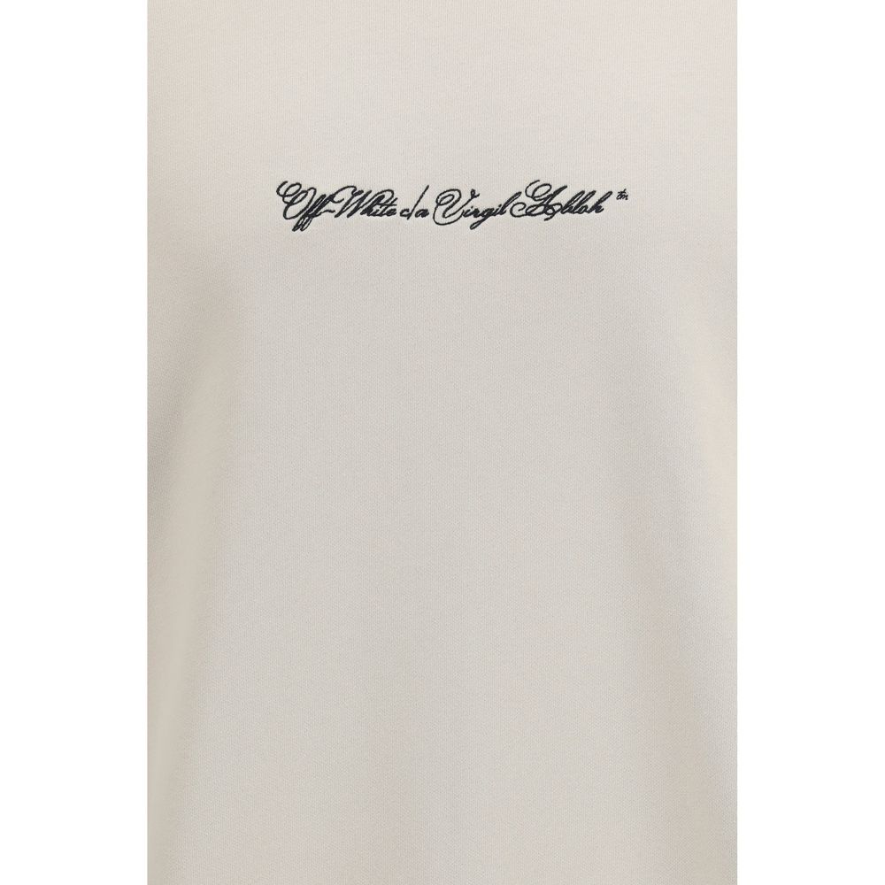 Beige Cotton Sweatshirt - ventzia