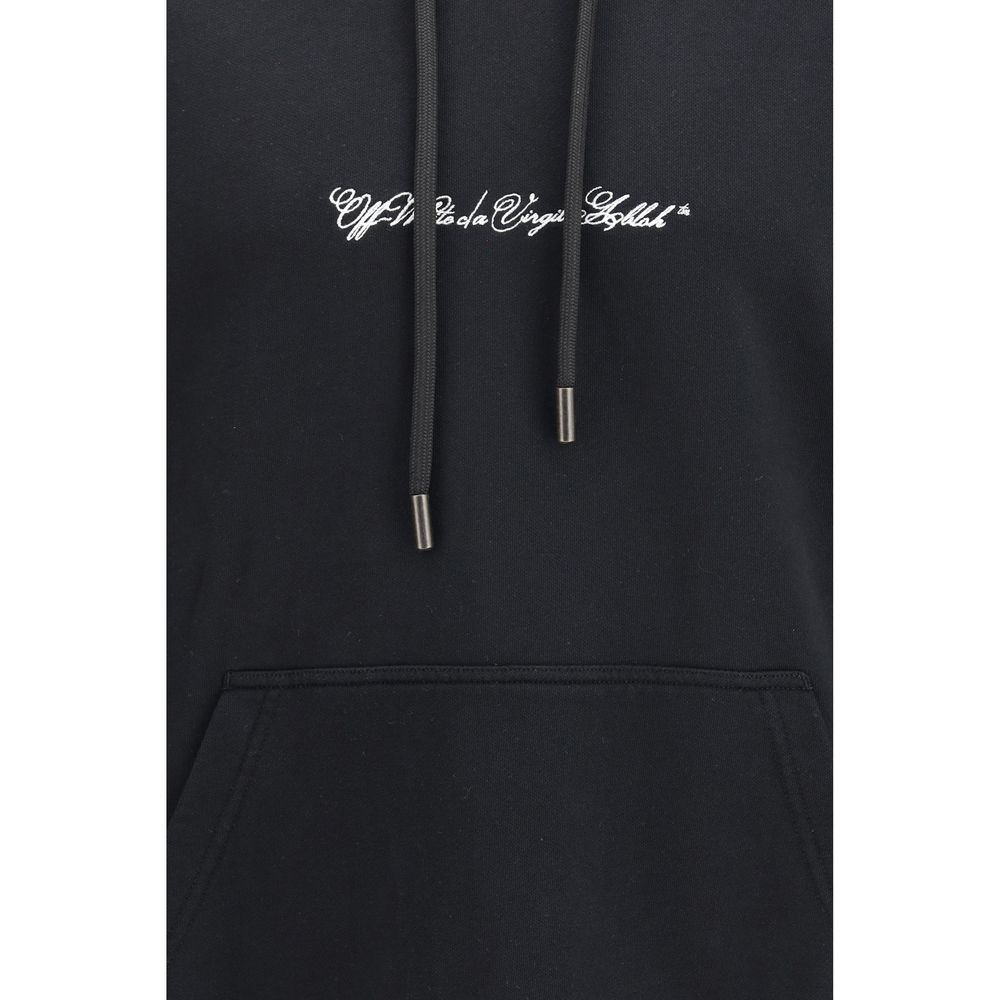 Black Cotton Sweatshirt - ventzia