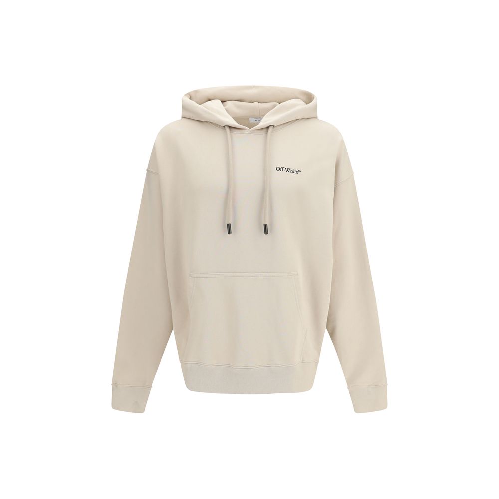 Beige Cotton Sweatshirt - ventzia