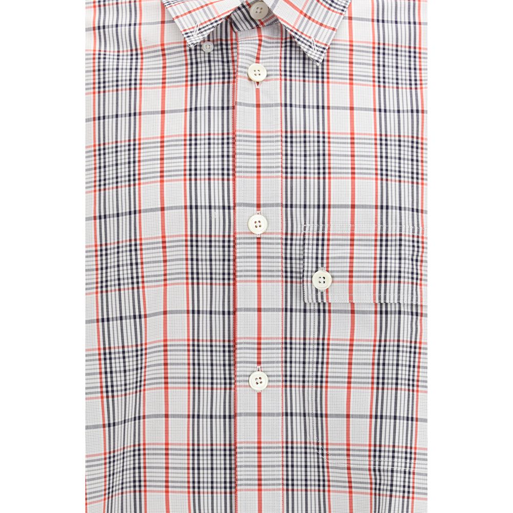 Multicolor Fabric Pattern Shirt - ventzia