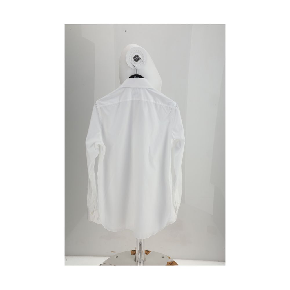 White Cotton Shirt - ventzia