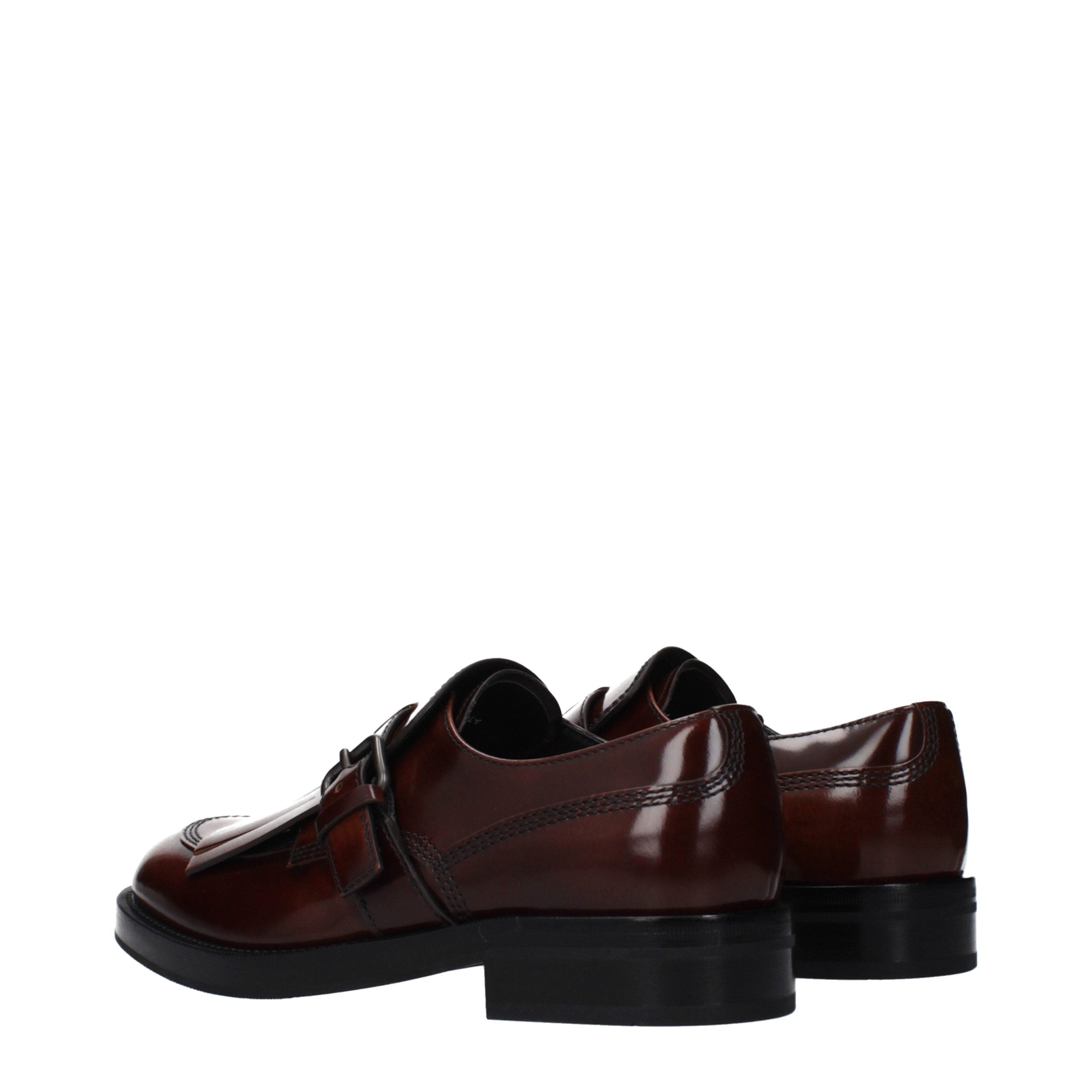Brown Leather Oxfords And Derbies - ventzia