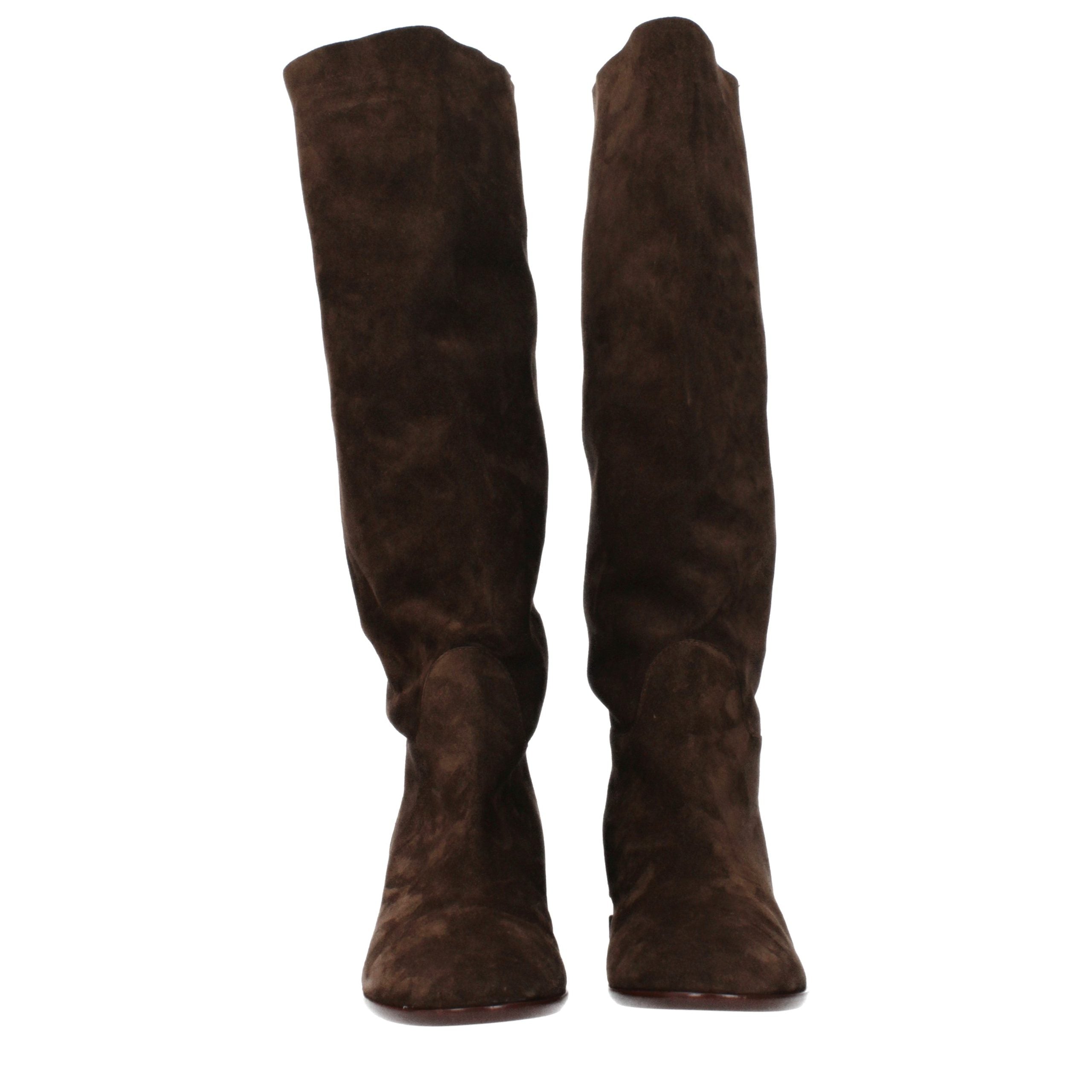 Brown Leather Boots - ventzia