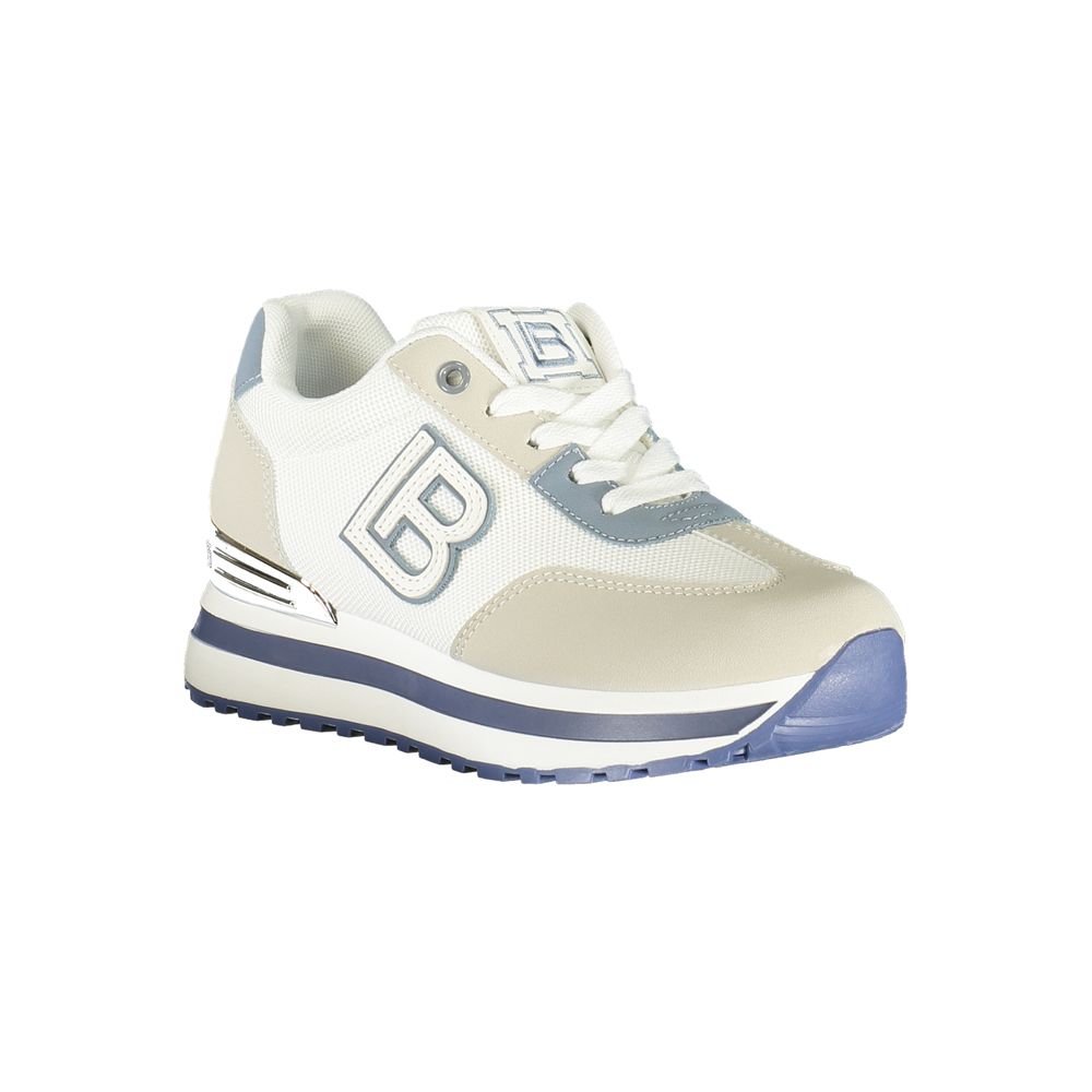 Bianco Polyurethane Women Sneaker - ventzia