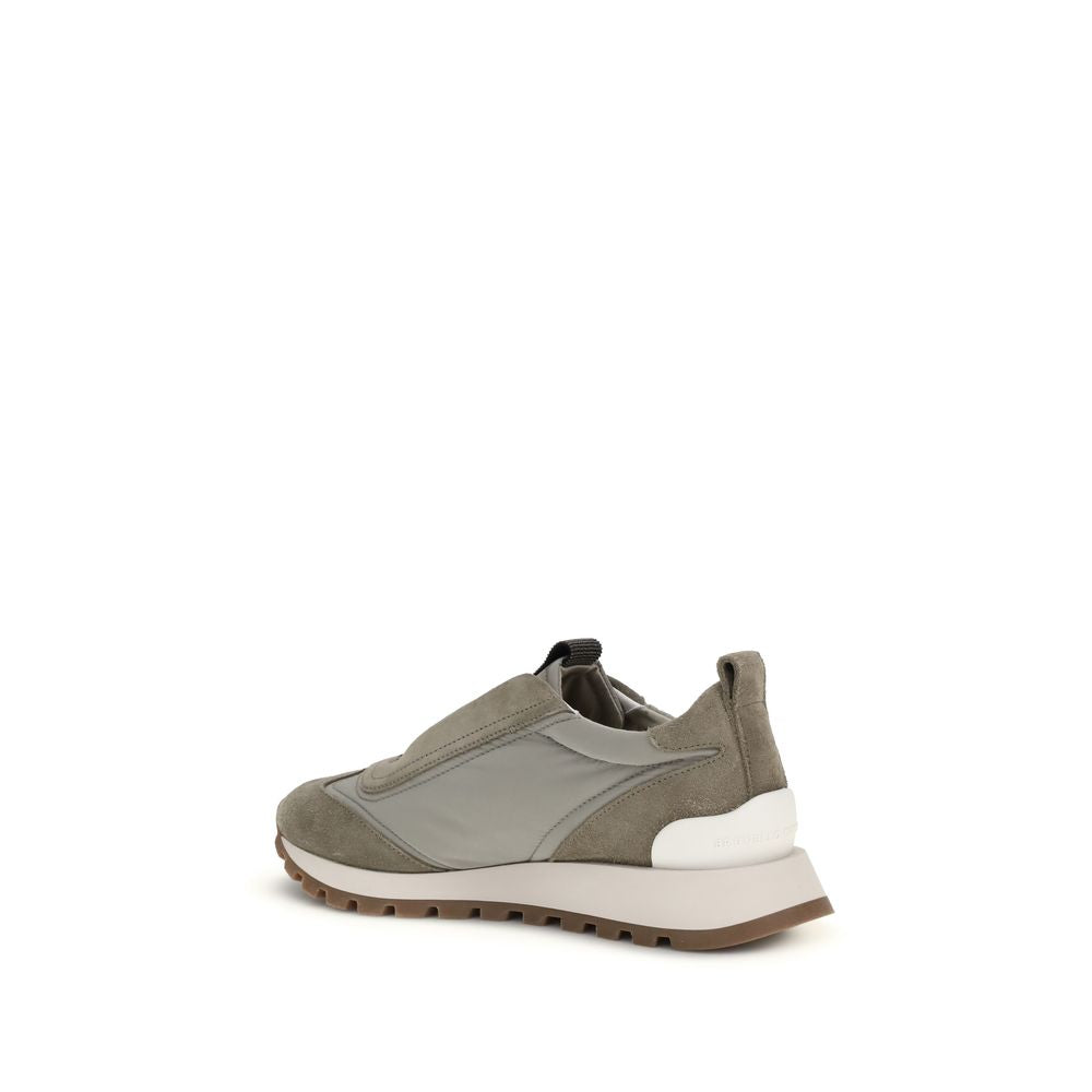 Bicolor Polyester Sneakers - ventzia