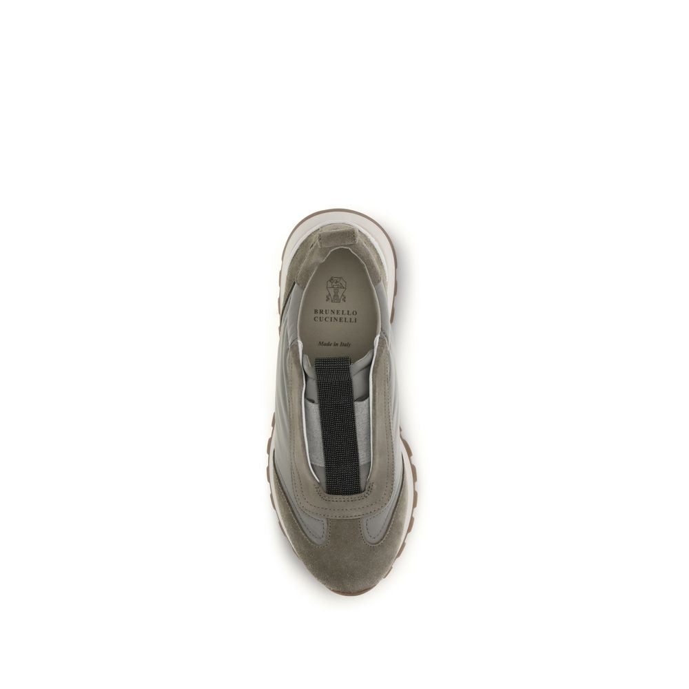 Bicolor Polyester Sneakers - ventzia