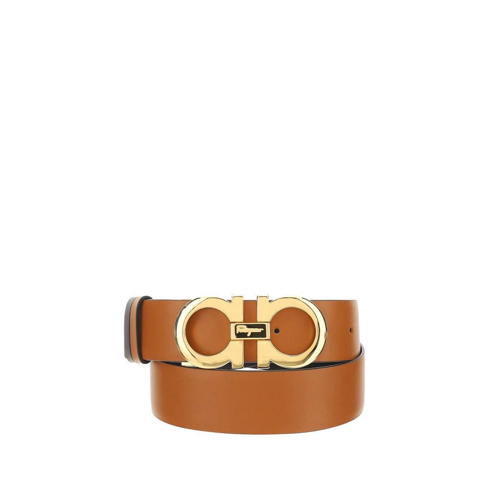 Brown Calf Leather Bos Taurus Belt - ventzia