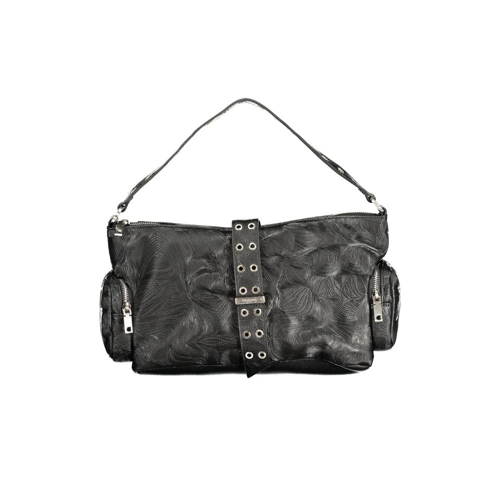 Nero Poliuretano Women Handbag - ventzia