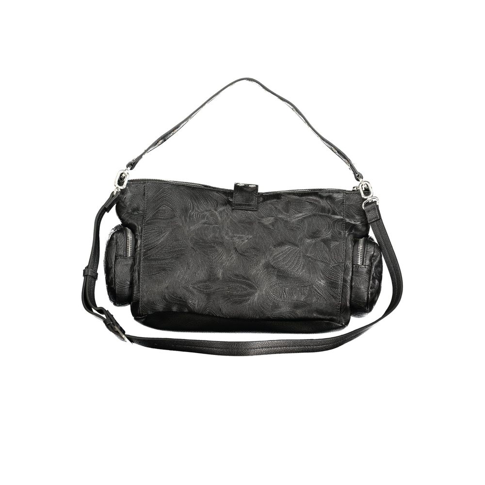 Nero Poliuretano Women Handbag - ventzia
