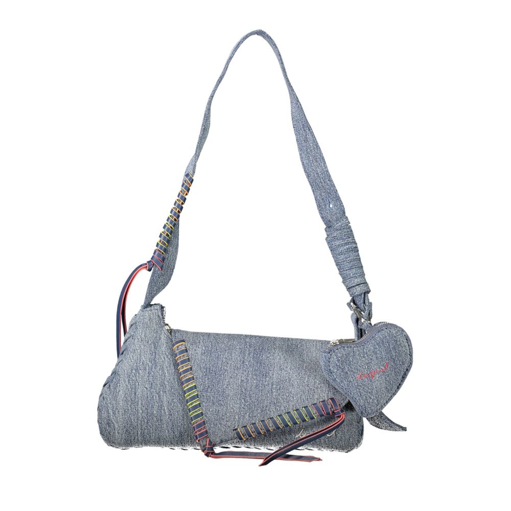 Azzurro Cotton Women Shoulder Bag - ventzia