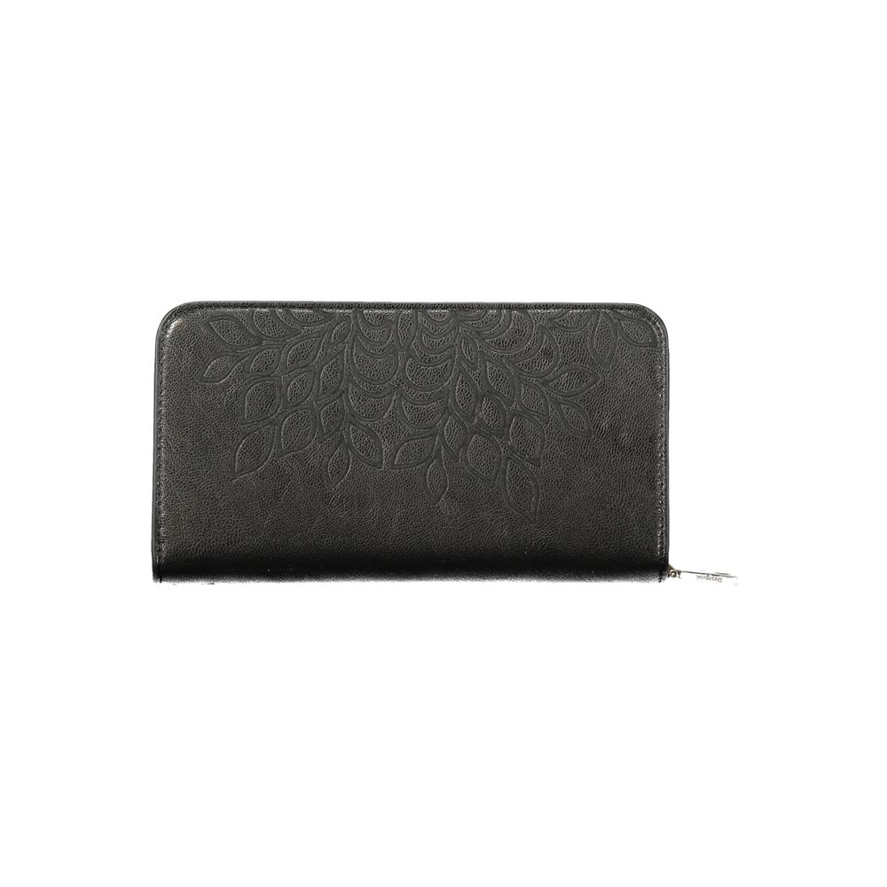 Nero Poliuretano Woman Wallet - ventzia