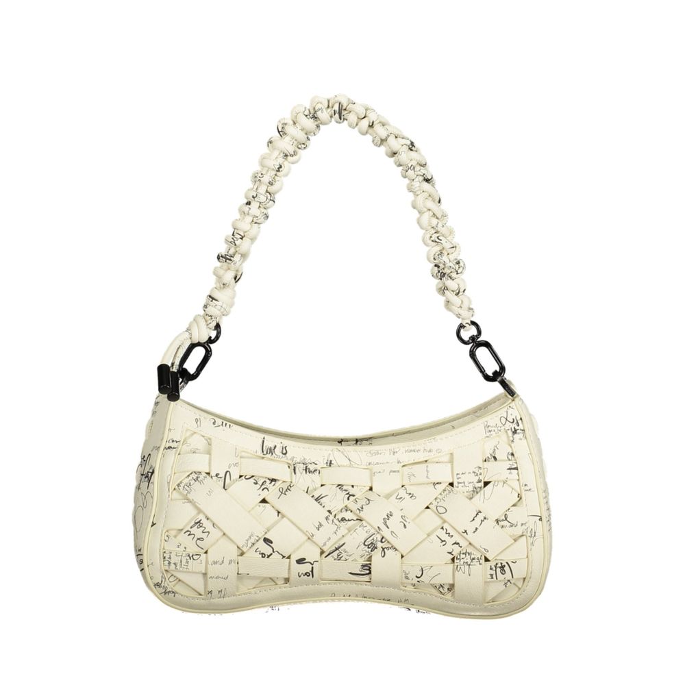 Bianco Poliuretano Women Handbag - ventzia