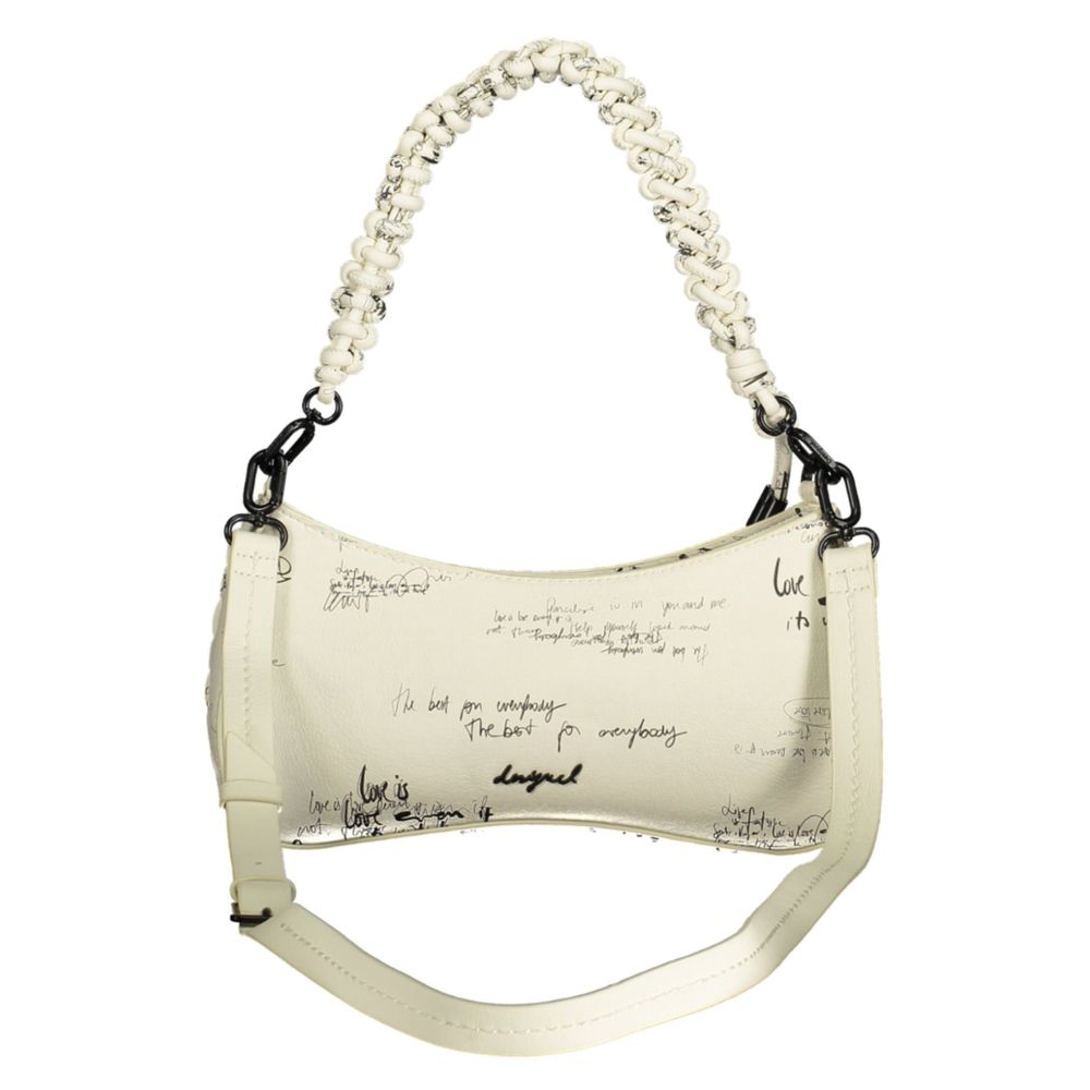 Bianco Poliuretano Women Handbag - ventzia