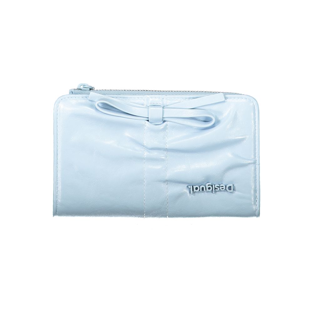 Azzurro Poliuretano Women Wallet - ventzia