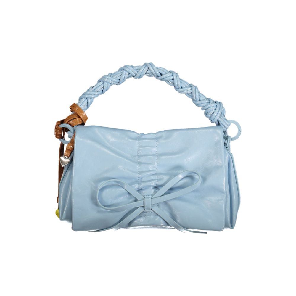 Azzurro Polyurethane Women Mini Bag - ventzia