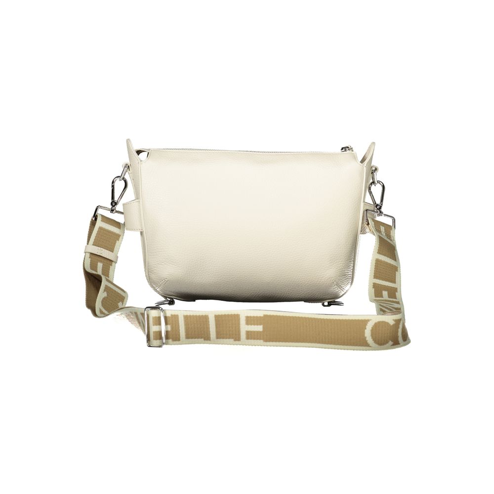 Bianco Leather Women Handbag - ventzia
