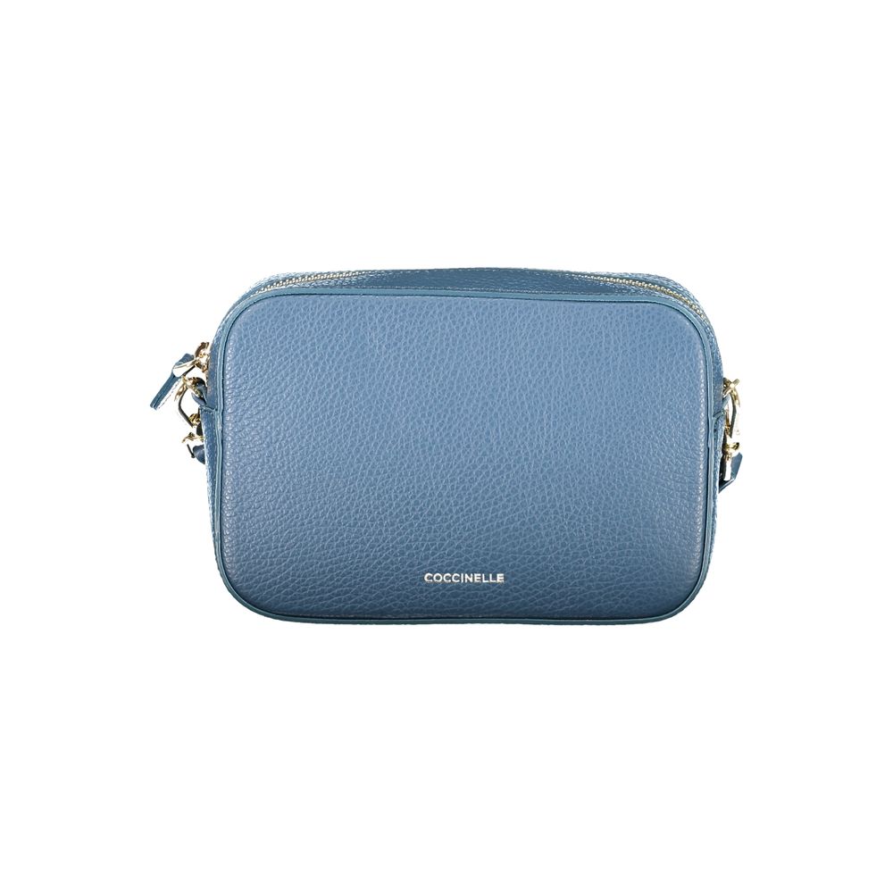 Blue Leather Women Handbag - ventzia