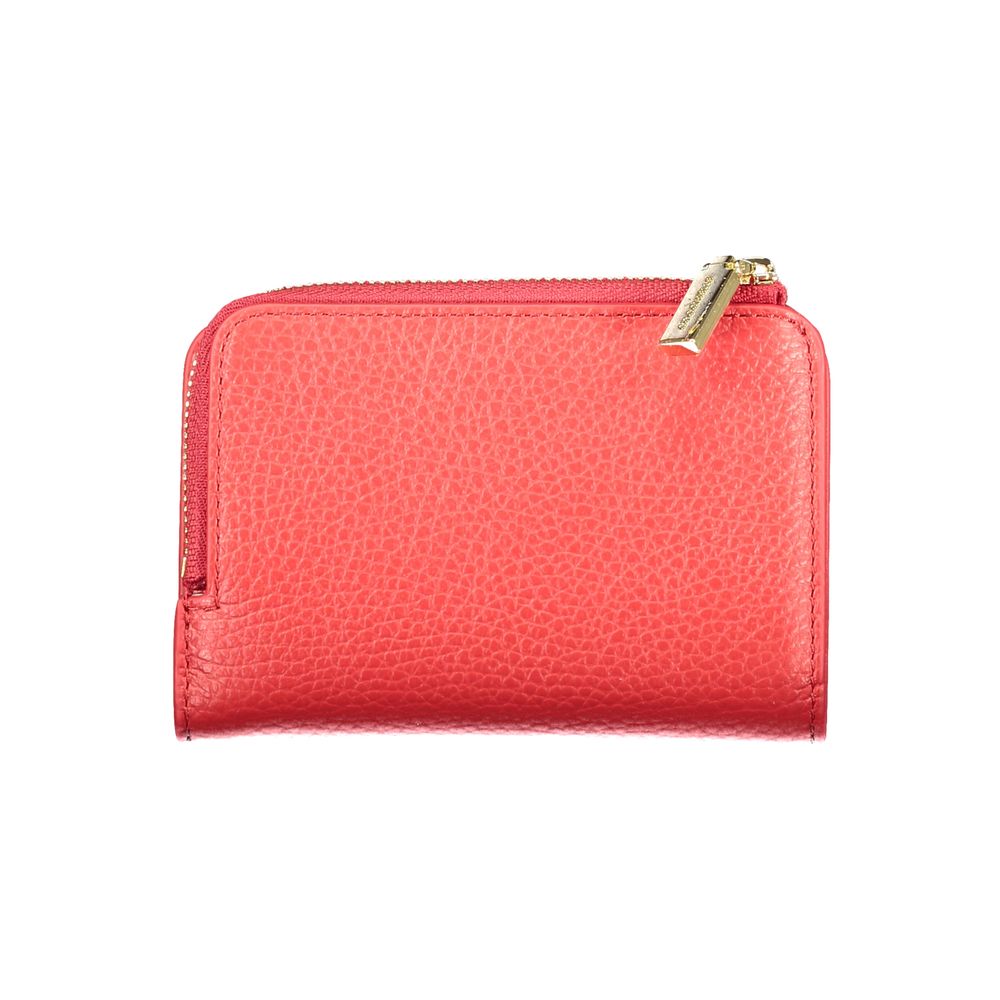 Rosso Leather Women Wallet - ventzia