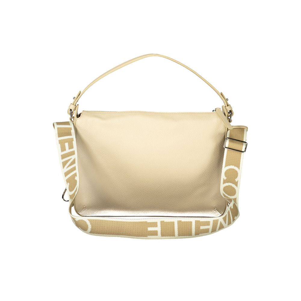 Beige Leather Women Handbag - ventzia