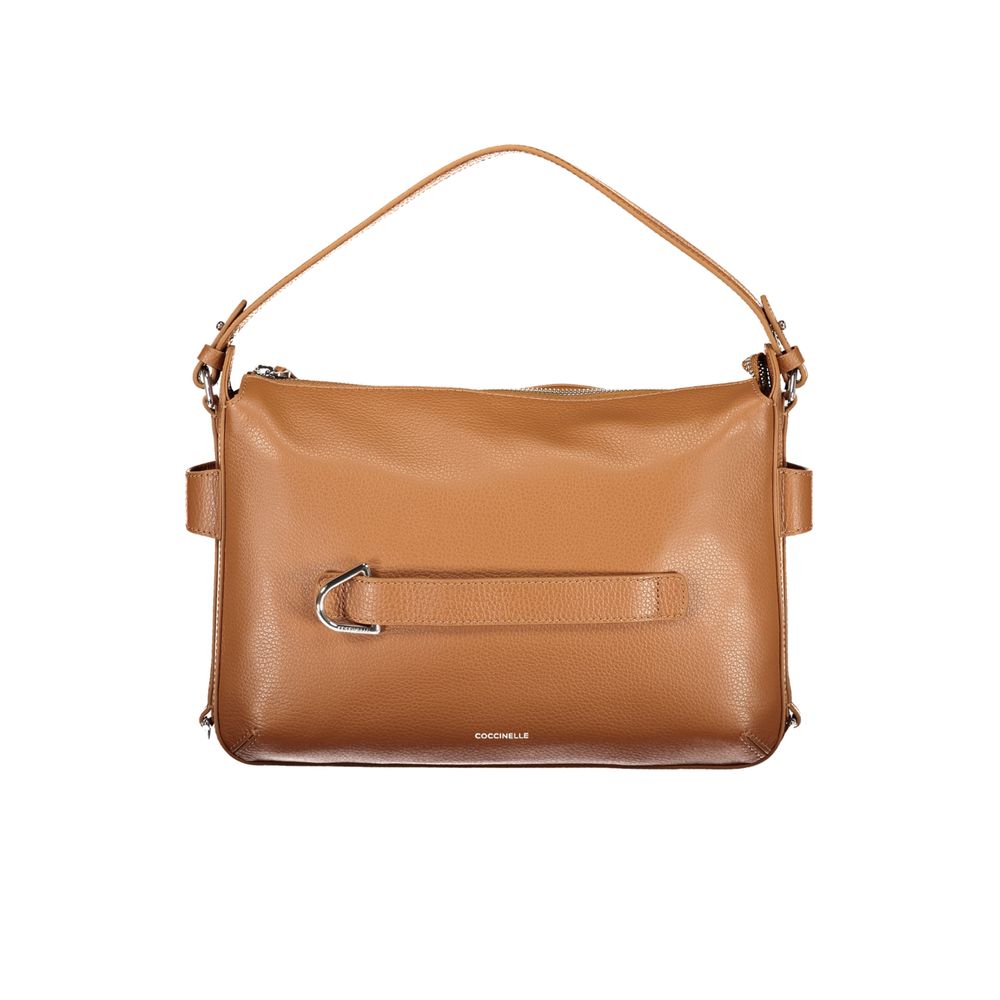 Marrone Leather Women Handbag - ventzia