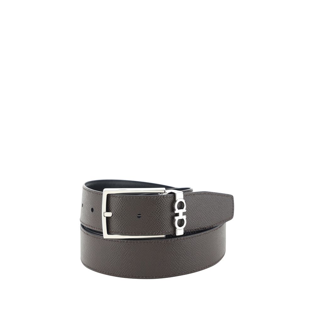 Black Leather Regular Belt - ventzia