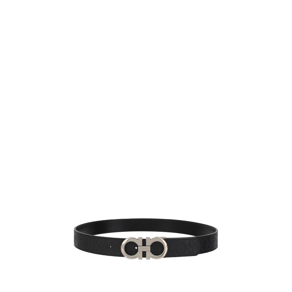 Black Calf Leather Bos Taurus Regular Belt - ventzia