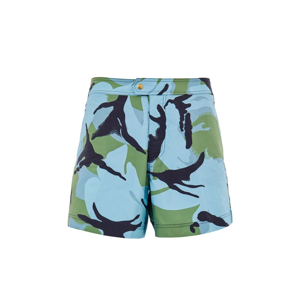 Multicolor Polyamide Swim Shorts - ventzia