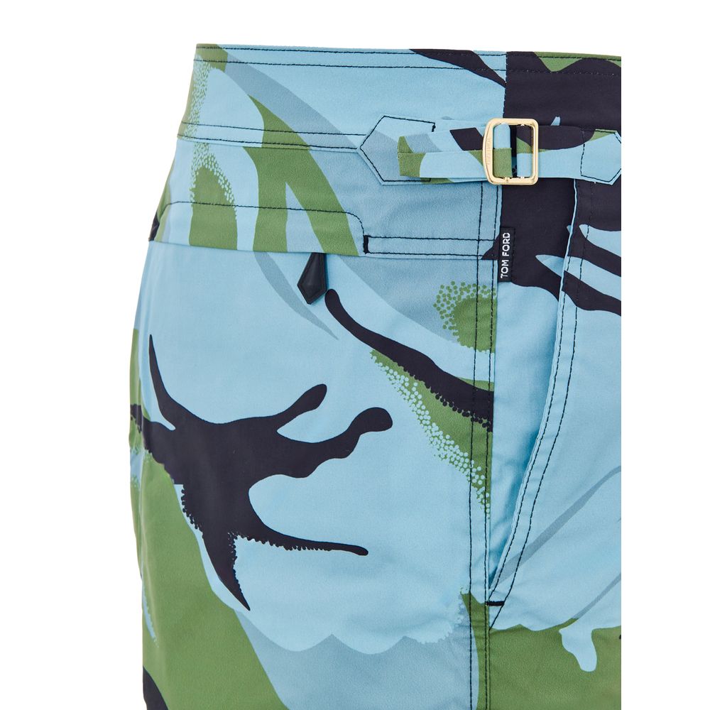 Multicolor Polyamide Swim Shorts - ventzia