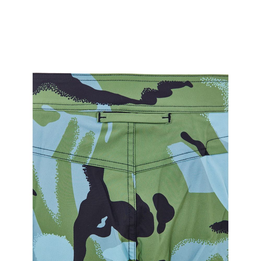 Multicolor Polyamide Swim Shorts - ventzia
