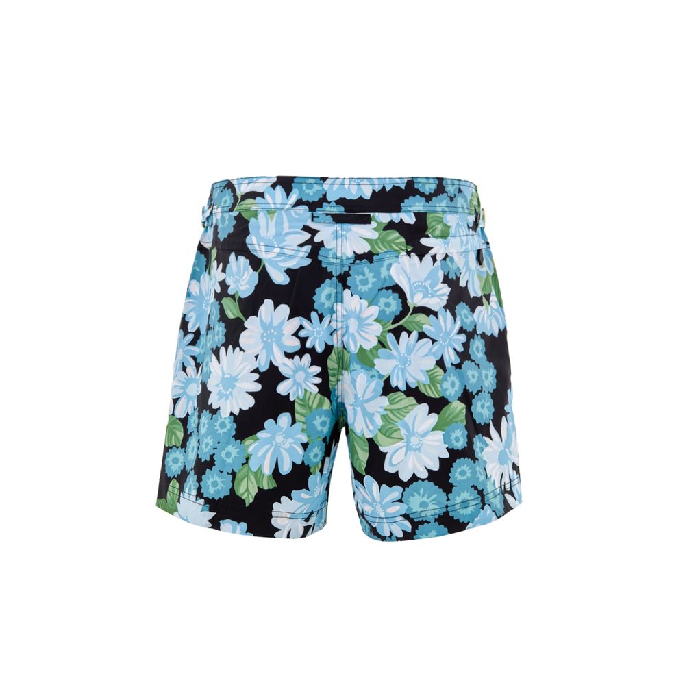 Blue Polyamide Swim Shorts - ventzia