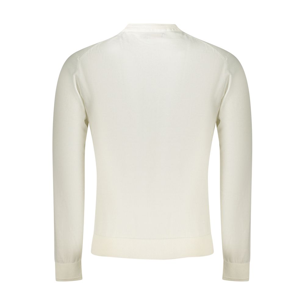 White Cotton Men Shirt - ventzia