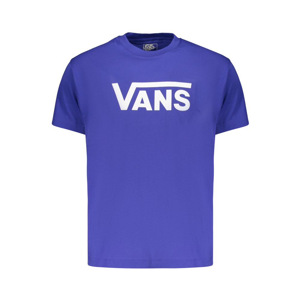 Blue Cotton Men's T-Shirt - ventzia