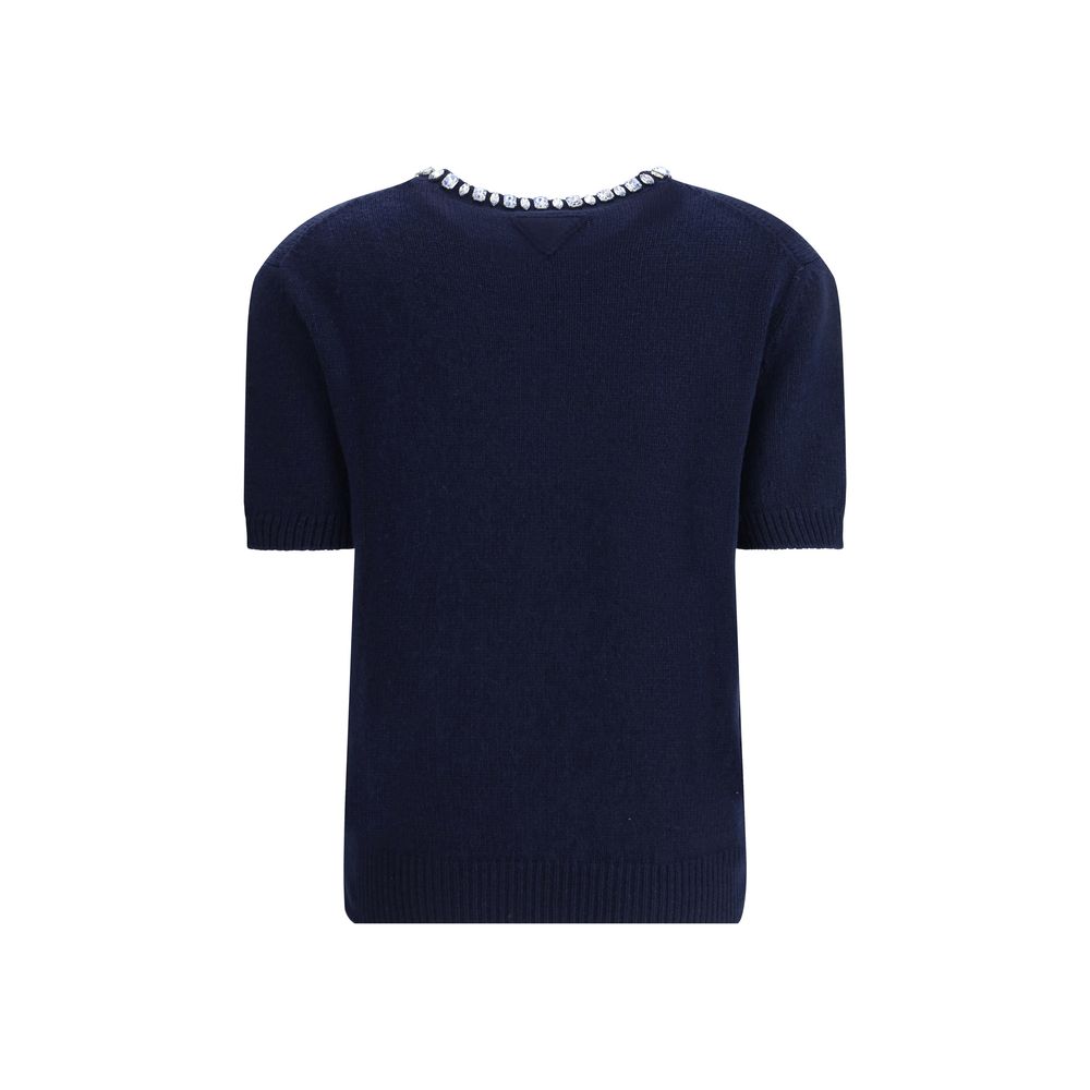 Blue Fleece Wool Sweatshirt - ventzia