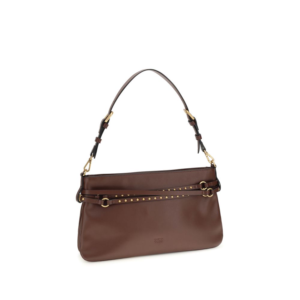 Brown Calf Leather Bos Taurus Shoulder Bag - ventzia