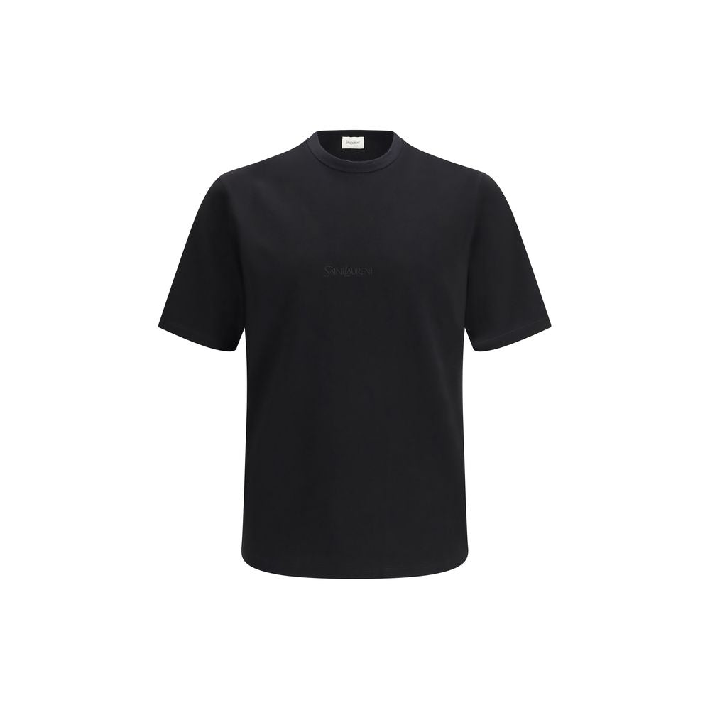Black Cotton T-Shirt - ventzia